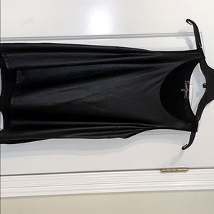 Black leather like tank Blouse😍